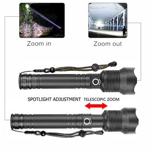 Ultra Brightest Handheld Led <strong>Torch</strong> <strong>Flashlight</strong> Zoomable Waterproof High Lumens USB Rechargeable Powerful XHP70 LED <strong>Flashlight</strong> - Product Image 4