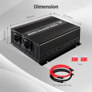 NM2000W <span class=keywords><strong>Convertisseur</strong></span> solaire à onde sinusoïdale modifiée monophasé DC12/24/48V à AC220/230/240V pour voitures, camions, <span class=keywords><strong>camping</strong></span>, yachts et <span class=keywords><strong>camping</strong></span>-cars - Product Image 2