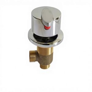 Rubinetto <span class=keywords><strong>Doccia</strong></span> e <span class=keywords><strong>Vasca</strong></span> in Rame Lucidato con Maniglia <span class=keywords><strong>a</strong></span> Leva per Acqua Calda e Fredda, Valvola di Conversione con Cartuccia in Ceramica - Product Image 1