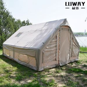 Grande tente gonflable de voyage en plein air, tente de camping familiale en tissu de coton, 01 Grande tente de camping 01 - Product Image 4