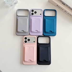 Coque de protection magnétique en silicone TPU souple avec fentes pour cartes et portefeuille pour iPhone 17 Pro Max 17Pro – Vente en gros - Product Image 5