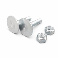 Boulons en acier au carbone à tête plate non standard, haute résistance, grade 4.8-12.9, modèle 38*50, nickelés, échantillon gratuit et consultation