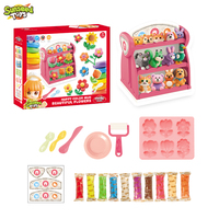 Set Lilin Warna-Warni Desain Kreatif, Tanah Liat Ajaib & Slime Non-Toksik Terinspirasi Buah, Hewan & Bunga, Lilin Kreatif untuk Anak-Anak