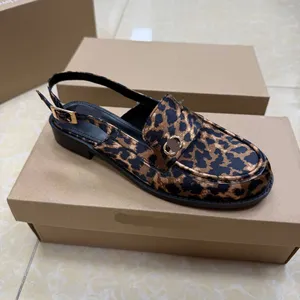 Sandalias de Mujer de Alta Calidad 2026, Nueva Marca de Diseñador, Superventas, Negras, Planas, Punta Redonda, Casuales, a la Moda - Product Image 4