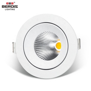 Berdis Bisel 75mm Recorte Redondo Reflector Profundo Antideslumbrante Led Foco COB Ajustable Delgado Radiador Luz de Techo para Carcasa - Product Image 2