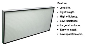 H13 H14 Mini Pleat HEPA Air <strong>Filter</strong> with Aluminum Frame Hepa H14 <strong>Filter</strong> <strong>Ulpa</strong> Hepa <strong>0.2</strong> <strong>Micron</strong> <strong>Filter</strong> for Clean Work Booth - Product Image 5