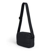 Sac banane noir matelassé léger et portable avec fermeture éclair, grande capacité, pour téléphone portable, personnalisable avec logo, vente en gros