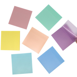 Custom Beautiful PET Clear Sticky Notes Set Transparent Self-Adhesive Memo <b>Pad</b> - Product Image 1