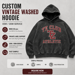 Sudadera con capucha vintage con lavado ácido y efecto desgastado, con cremallera y estampado <span class=keywords><strong>de</strong></span> camuflaje <span class=keywords><strong>de</strong></span> hojas, <span class=keywords><strong>de</strong></span> algodón grueso, estilo oversize urbano para hombre - Product Image 4