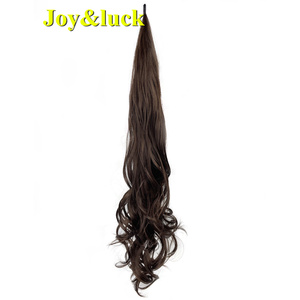 Tóc Đuôi Ngự<span class=keywords><strong>a</strong></span> Màu Đen Tự Nhiên Sóng Dài Quấn Quanh Đuôi Ngự<span class=keywords><strong>a</strong></span> Linh Hoạt Bán Sỉ Từ Nhà Máy Cho Nữ Sử Dụng Hàng Ngày - Product Image 6