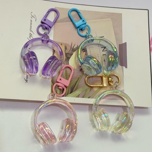 2025 más Popular personalizado promocional 3D hermosos Mini auriculares diseñador llaveros para bolso - Product Image 2
