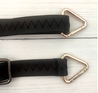 Mousqueton triangulaire à boucle, crochet porte-clés, clips de sac, connecteur de chaîne pour chien, triangle métallique