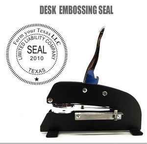 Machine d'estampage de gaufrage de gaufrage de bureau robuste professionnelle pour la lettre de certificat de bureau - Product Image 2