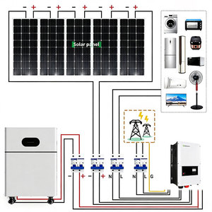 Système <span class=keywords><strong>solaire</strong></span> Growatt SPF12000ES 12 kW, panneaux 550-650 W, batterie 32,25 kWh, kit complet pour grande maison, stockage d'énergie anti-coupure de courant - Product Image 3