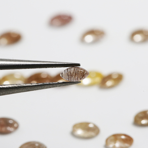 Vente chaude Naturel Orange Rutilé Quartz Lâche Pierre Marquise Cabochon 2X4 pour DIY Bijoux Accessoires - Product Image 5