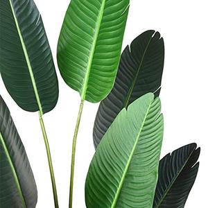 Decoración personalizada Gran pájaro <span class=keywords><strong>falso</strong></span> del paraíso árbol tropical 140 cm 180cm 240cm grandes plantas artificiales de plátano árboles adorno de jardín - Product Image 2