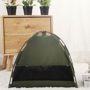 Pet Tent <b>Bed</b>, Breathable Foldable Outdoor Pet Crate with Cooling Mat, Simple Solid Color Dog and Cat <b>House</b> for Promotional Gifts - Product Image 4