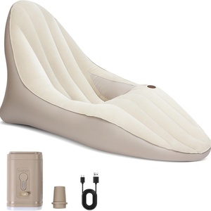PVC <b>Inflatable</b> Air <b>Sofa</b> 178*92*90 CM Portable Couch Air Bed Lazy Lounger Chair Cozy Sleeping Camping Outdoor Hiking Beach Park - Product Image 1