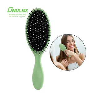 Nuovo arrivo Salon Massage Comb Hair Cushion Soft Wet And Dry Hair raddrizzatore pettine Factory promuove la spazzola lisciante per capelli