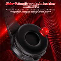 SYY - Auriculares con Cable para Juegos con Micrófono USB de 3.5 mm para Xbox, PS4, PS5, PC, Consola de Videojuegos