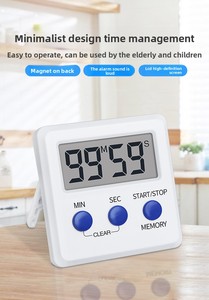 Temporizador de Escritorio Eléctrico Inteligente con Pantalla <span class=keywords><strong>LED</strong></span> Grande de 99 Horas, Uso Electrónico en Exteriores para Productividad y Estudio - Product Image 3