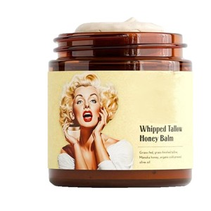 Baume au suif et au miel pour le visage et le corps - Hydratant, raffermissant, apaisant - 100% suif de bœuf nourri à l'herbe - Huile d'olive biologique - Conforme aux normes EWU - Product Image 3