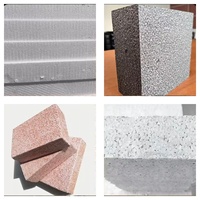 Panneau sandwich EPS haute densité ignifuge et isolant thermiquement pour murs et toitures de construction d'entrepôts