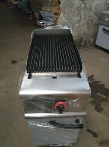Parrilla Comercial Independiente de Acero Inoxidable <span class=keywords><strong>con</strong></span> 1 Quemador, <span class=keywords><strong>Piedra</strong></span> Volcánica y <span class=keywords><strong>Asador</strong></span>, <span class=keywords><strong>con</strong></span> Gabinete y <span class=keywords><strong>Piedra</strong></span> de Cocción - Product Image 2
