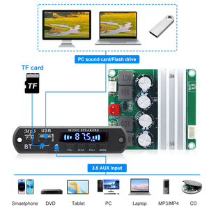 VIRE Home Audio <strong>for</strong> <strong>Bluetooth</strong> <strong>Receiver</strong> Board 2*100W High Power Mini <strong>Amplifier</strong> with TPA3316 Electrolytic Stereo Sound Audio Board - Product Image 4