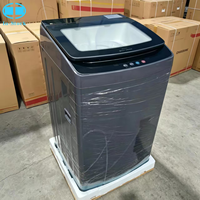 Lavadora Automática de Carga Superior de 12 kg, Lavadora Doméstica de Gran Capacidad con Múltiples Programas de Lavado para el Hogar Africano