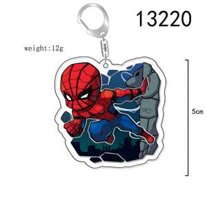 NASNAK Avengers Marvel, Figura de Dibujos Animados de Iron Man, Spider-Man y Capitán América, Linda Figura Acrílica de Doble Cara Personalizable de 5 cm, Individual - Product Image 4