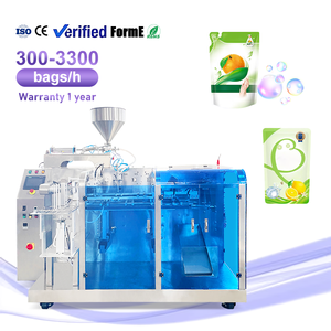 Máquinas de Envasado Doypack Totalmente Automáticas, Máquina de Llenado y Sellado de Bolsas, Máquina de Envasado Multifunción para Jabón Lavavajillas - Product Image 1