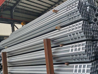 Tuyau d'acier rond prégalvanisé non allié DX51D Z40-275g/m² / AZ30-AZ40, mini-éclaté, chromé, légèrement huilé, laminé à froid