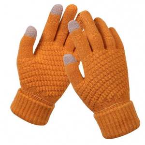 Magic <b>Gloves</b> Wool <b>Mittens</b> <b>Acrylic</b> <b>Gloves</b> Winter Warm Stretch Knitted Touch Screen Women Men Daily Life Jacquard Winter - Product Image 6
