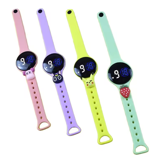 New Touch LED Multi-function Portable Electronic Watch for Primary Middle School Students. Fashionable Silicone Swimming Gifts