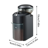 Offre Spéciale Moulin à Café Électrique Automatique Professionnel à Meules Plates Coniques pour Espresso
