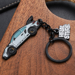 Nhà Sản Xuất Tùy Chỉnh <span class=keywords><strong>Keyring</strong></span> Cao Detaileds Men Móc Chìa Khóa Kim Loại Kẽm Hợp Kim 3D Thời Trang Mát Mẻ Xe Keychain Với Đóng Gói Thẻ - Product Image 6