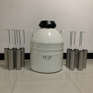 Dewar de Nitrógeno Líquido de la Serie ET de 40L, de Aleación de Aluminio de Alta Resistencia con Recubrimiento Epóxico, para la Preservación de Semen Animal, Precio - Product Image 2
