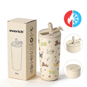 Everich Wholesale ODM Tasse à café isotherme en acier inoxydable à <span class=keywords><strong>double</strong></span> paroi de 24 oz avec couvercle anti-fuite, sans BPA, isolation sous vide, anti-fuite - Product Image 1