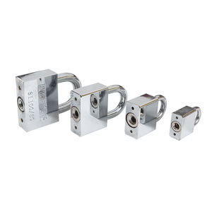 무료 샘플 최고 품질 광장 키 자물쇠 높은 보안 사용자 정의 로고 솔리드 헤비 듀티 철 자물쇠 60MM - Product Image 3