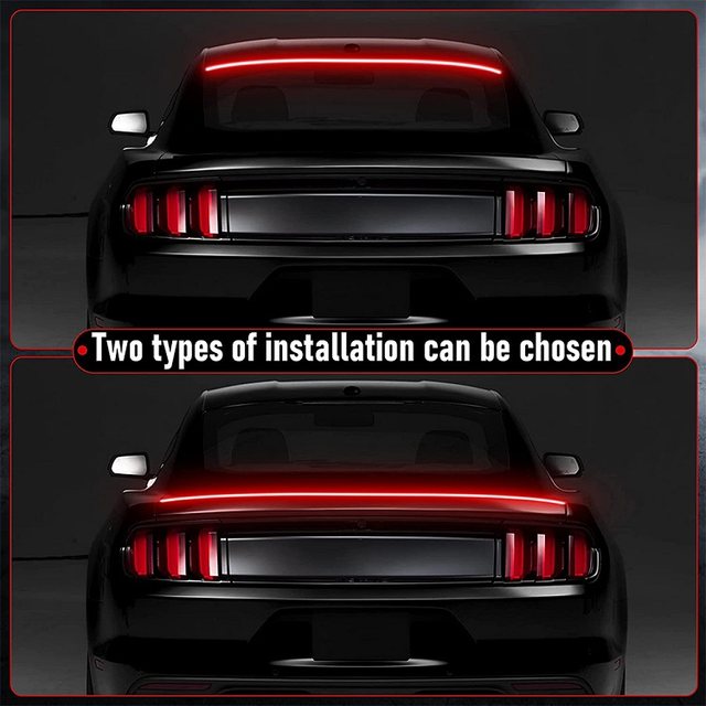 12V Car Rear Spoiler Light Led High Mount Brake Stop Lights