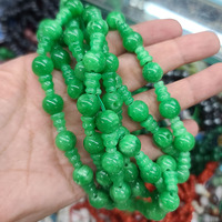 SL0755 Perles Guru en pierres précieuses à 3 trous pour bijoux de yoga, perles de prière en pierres précieuses en gros