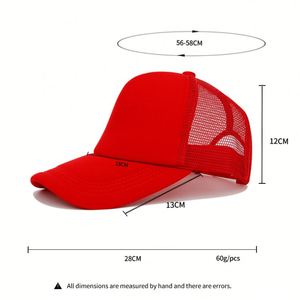 Casquette de baseball en mousse personnalisable avec logo, style camionneur, en maille, vierge - Product Image 2