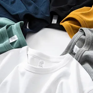 T-shirt 100% coton avec logo personnalisé T-shirts à sublimation T-shirt unisexe sérigraphie T-shirts graphiques T-shirt pour hommes
