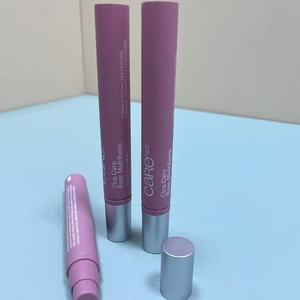 หลอดบีบเครื่องสำอางสีม่วงด้านแบบบางพร้อมฝาสีเงินสำหรับลิปบาล์มและมัลติบาล์ม - Product Image 3