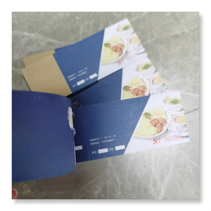Vales de Comida Personalizados para Hoteles y Restaurantes, Libro de Tickets Impresos para Desayuno y Almuerzo, Factura de Comida Personalizada - Product Image 4