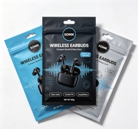 Accessoires pour câbles de charge USB : Pochette en plastique personnalisée avec fermeture éclair refermable