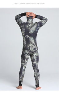 <span class=keywords><strong>Combinaison</strong></span> en néoprène camouflage pour hommes pour le <span class=keywords><strong>triathlon</strong></span> chasse sous-marine plongée surf-peau lisse-motifs en 3mm 5mm 7mm - Product Image 3