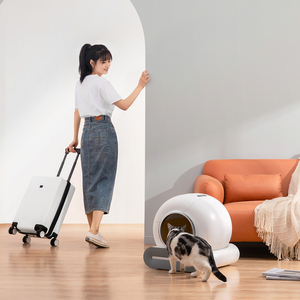 Caja de arena de autolimpieza inteligente con Control de aplicación de <span class=keywords><strong>precio</strong></span> más bajo para gatos Caja de arena de inodoro automática para gatos - Product Image 5