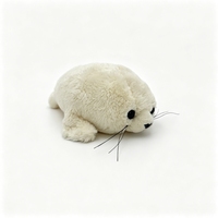 Peluche phoque super douce et réaliste, jouet en peluche phoque marin, OEM ODM, taille et logo personnalisés, vente en gros